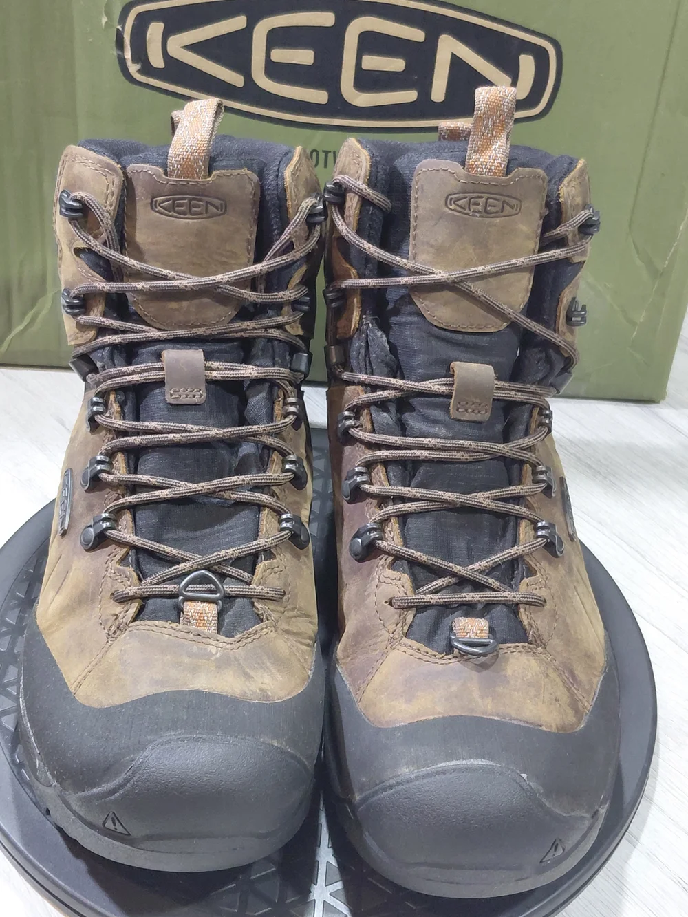 NEW KEEN Men's Revel IV Mid Polar Boots Brown Waterproof Insulated SIZE 10.5